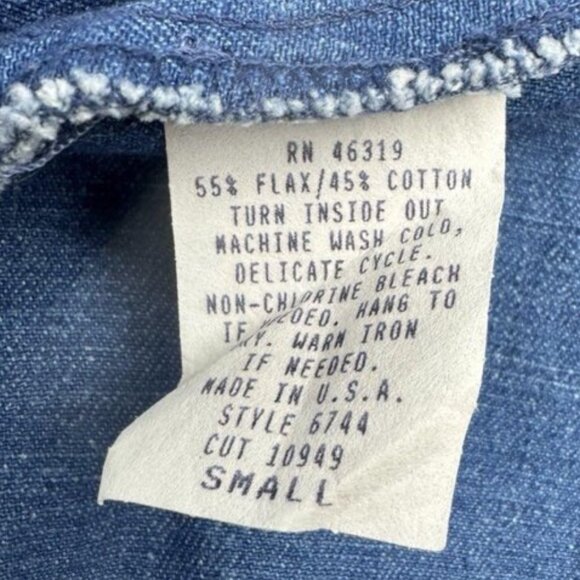 Vintage USA Made Gotcha Covered Women's Embroidered Denim Jean Vest - Size S - Picture 4 of 6